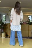 Made in Italy Conrad Body Skim Knit Jumper Stone